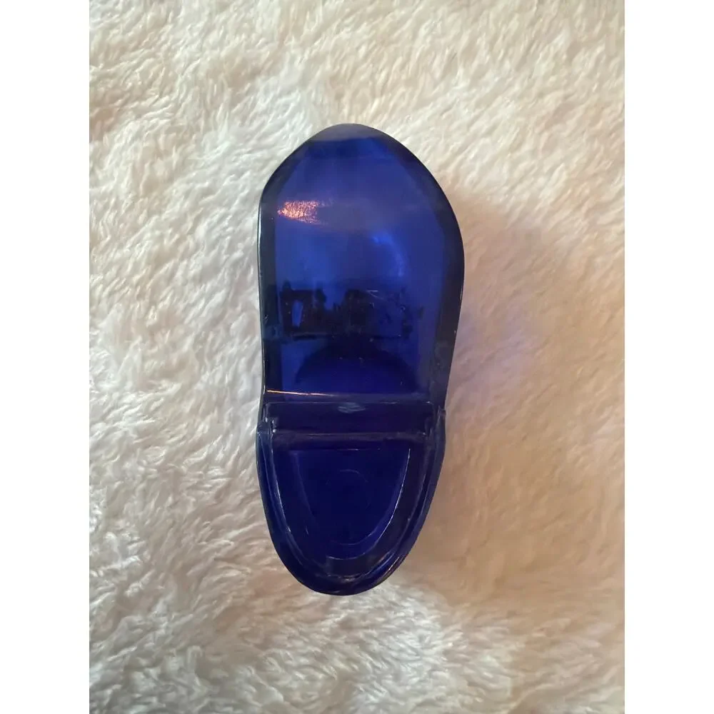 Vintage Cobalt Blue Shoe Souvenir Salt Shaker Holland Michigan Collectible